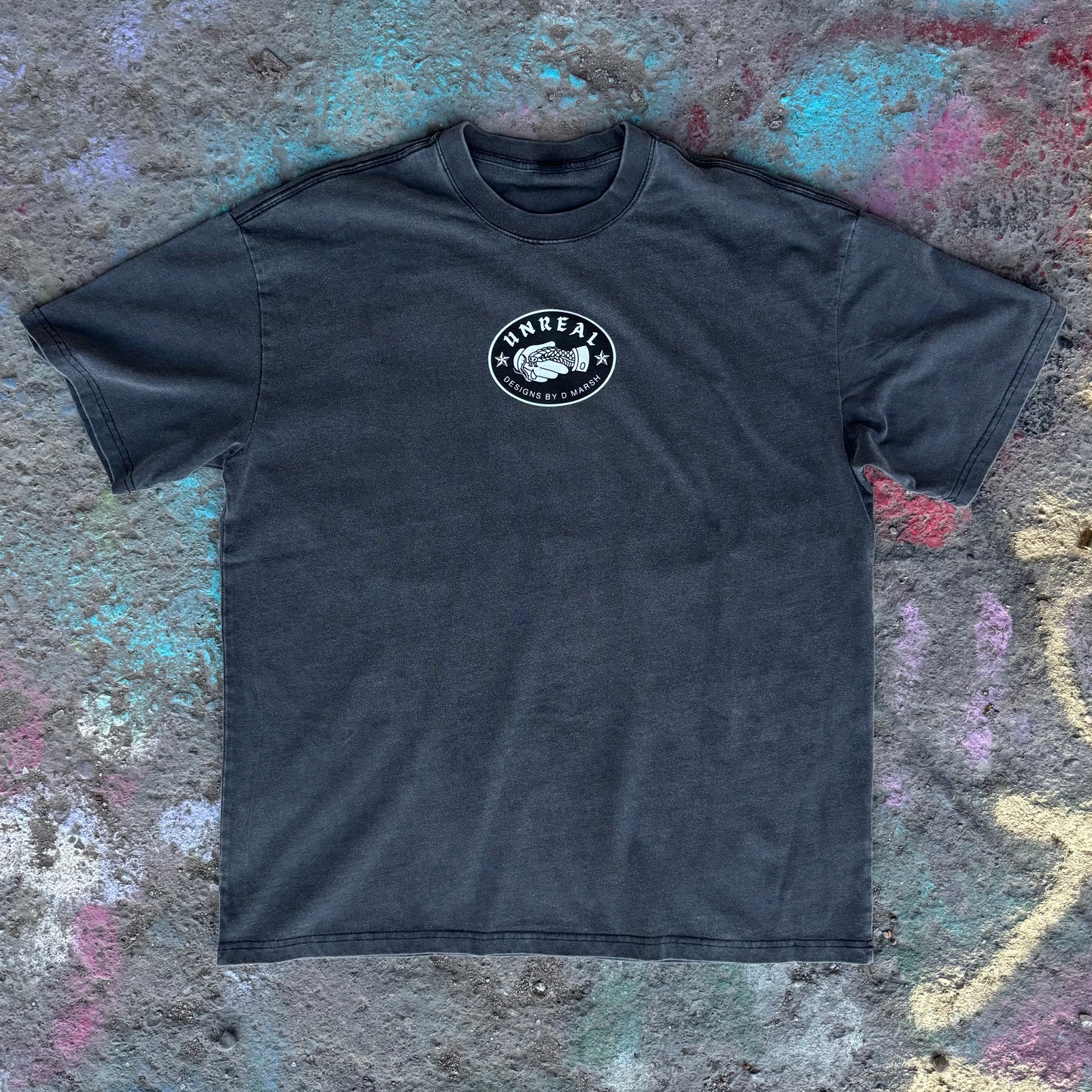 "The Tattooed Mouse" Vintage-Washed Heavyweight Tee