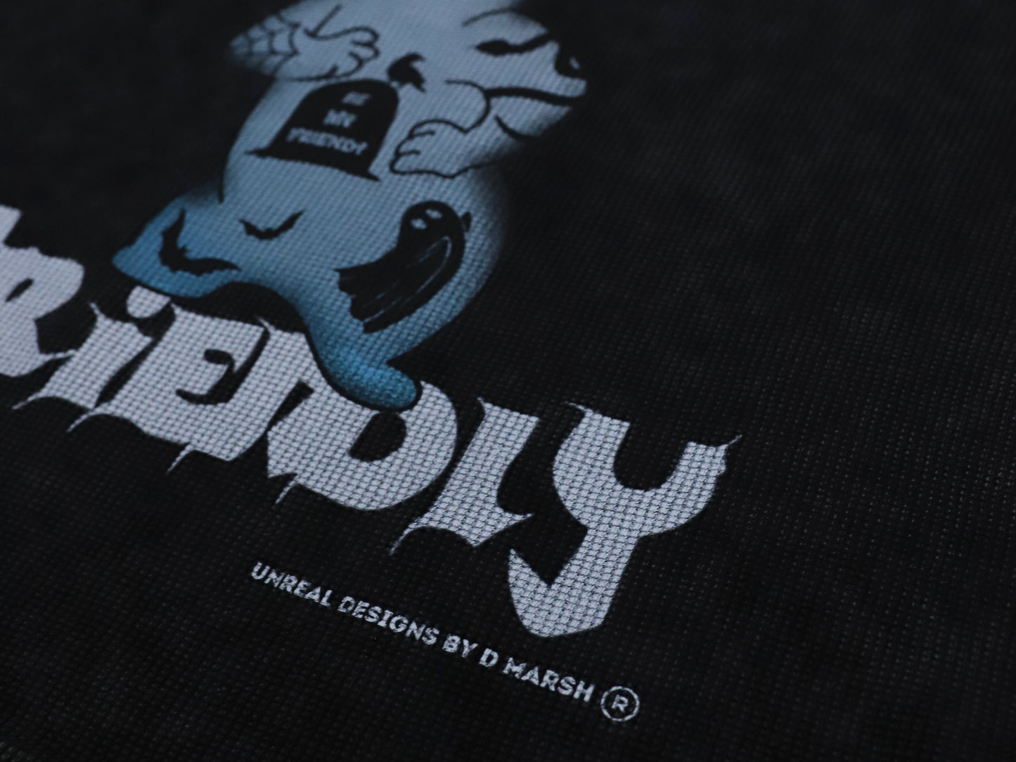 DONE BEING FRIENDLY | Waffle-Thermal Washed Boxy Tee