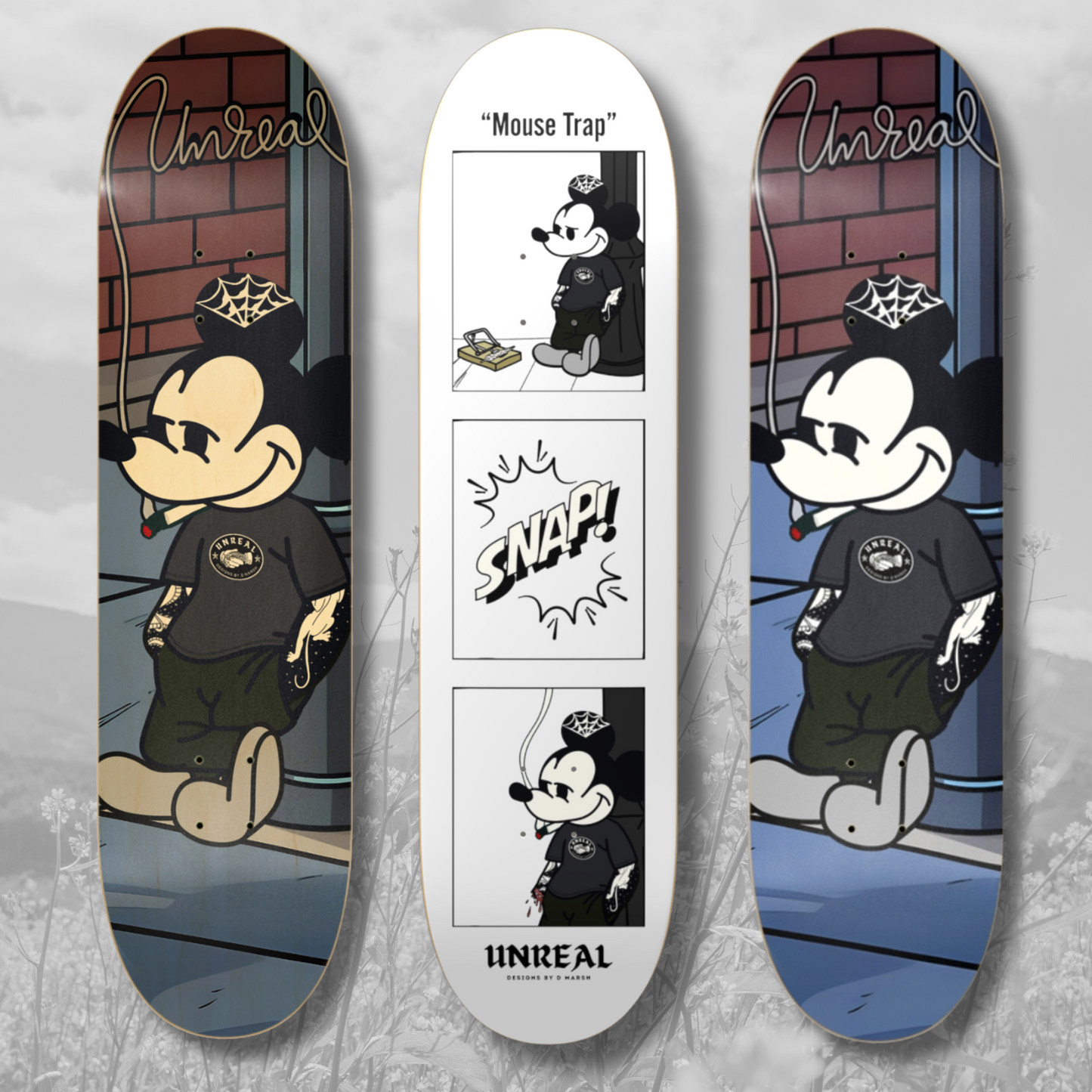 “Stoner Mouse” Skateboard Deck