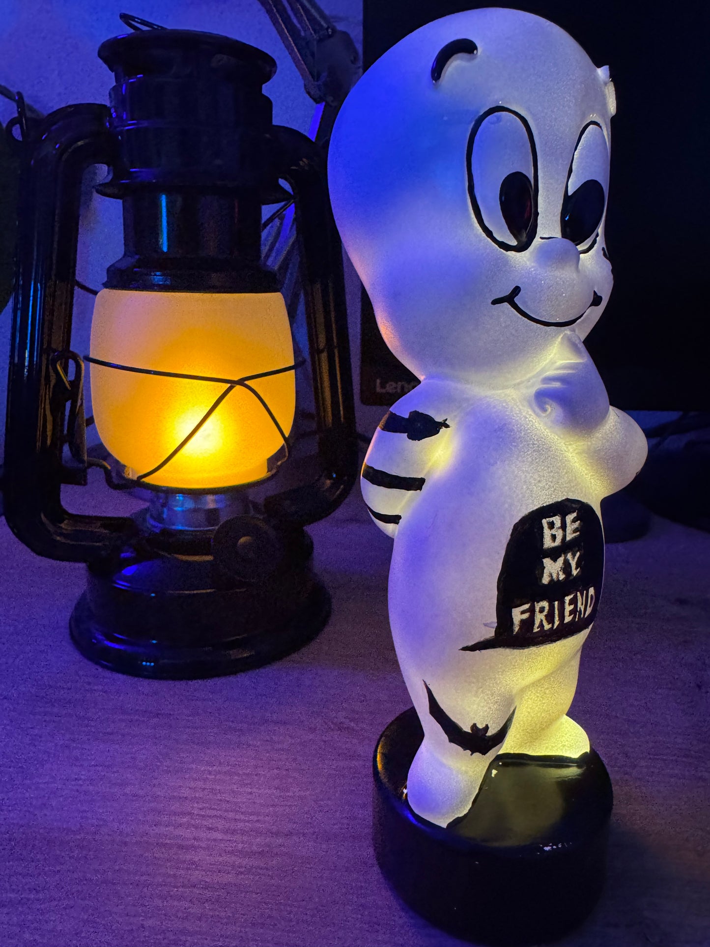 DONE BEING FRIENDLY | Hand-Painted Blow Mold (1 of 1)