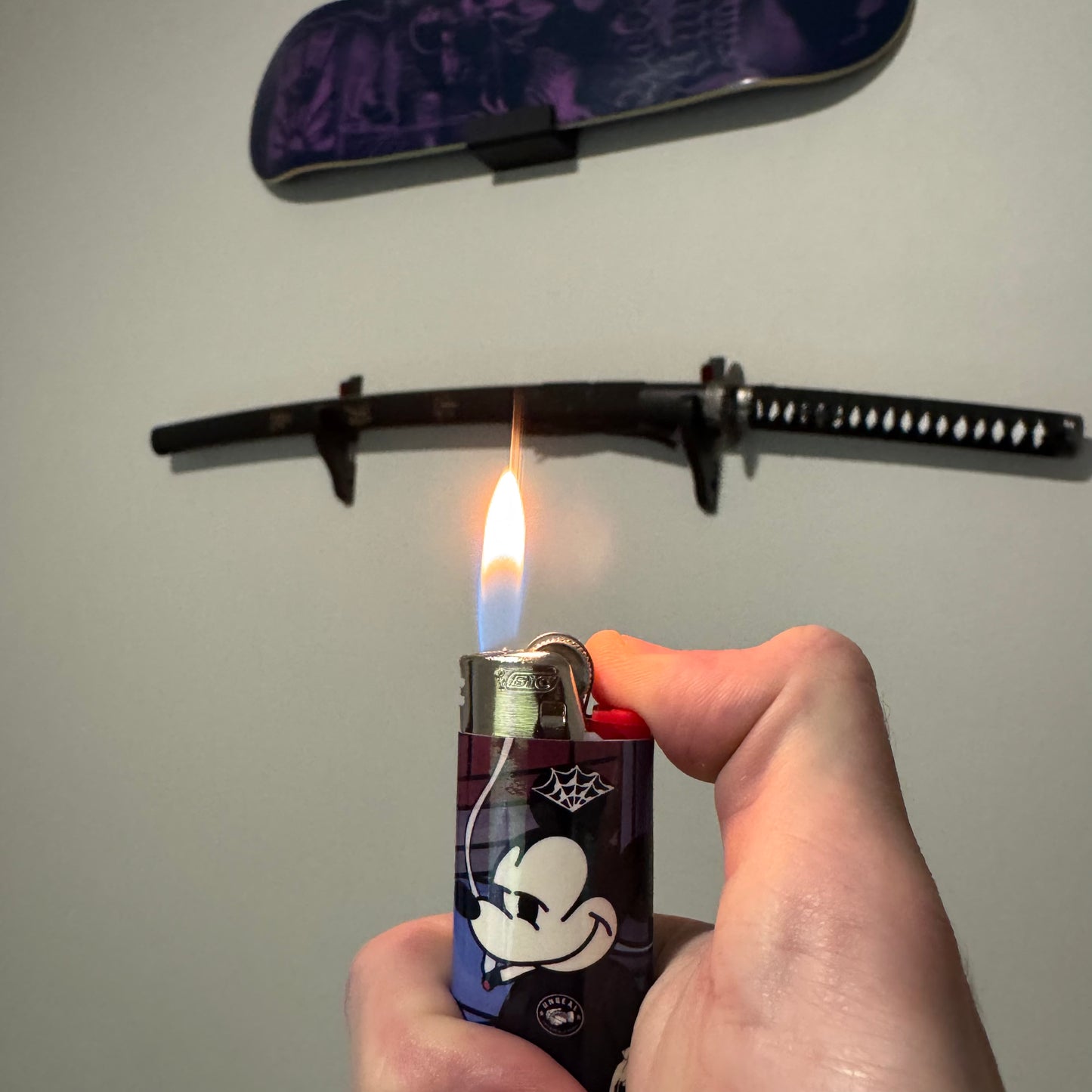 “Stoner Mouse” BIC Lighter