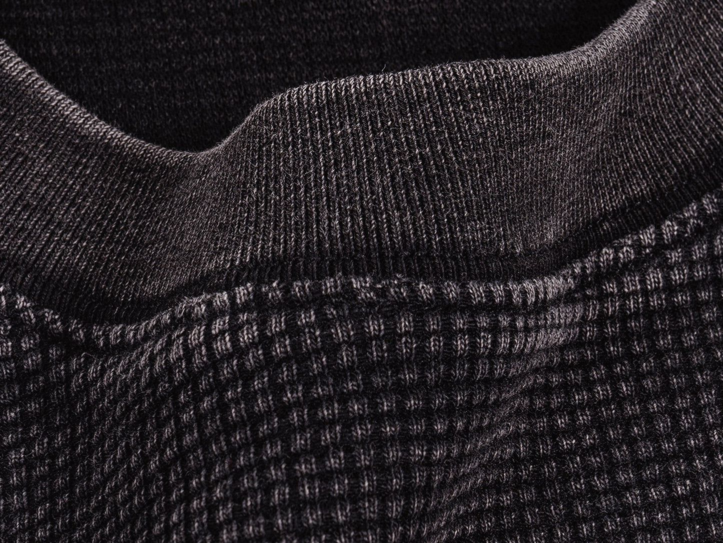DONE BEING FRIENDLY | Waffle-Thermal Washed Boxy Tee