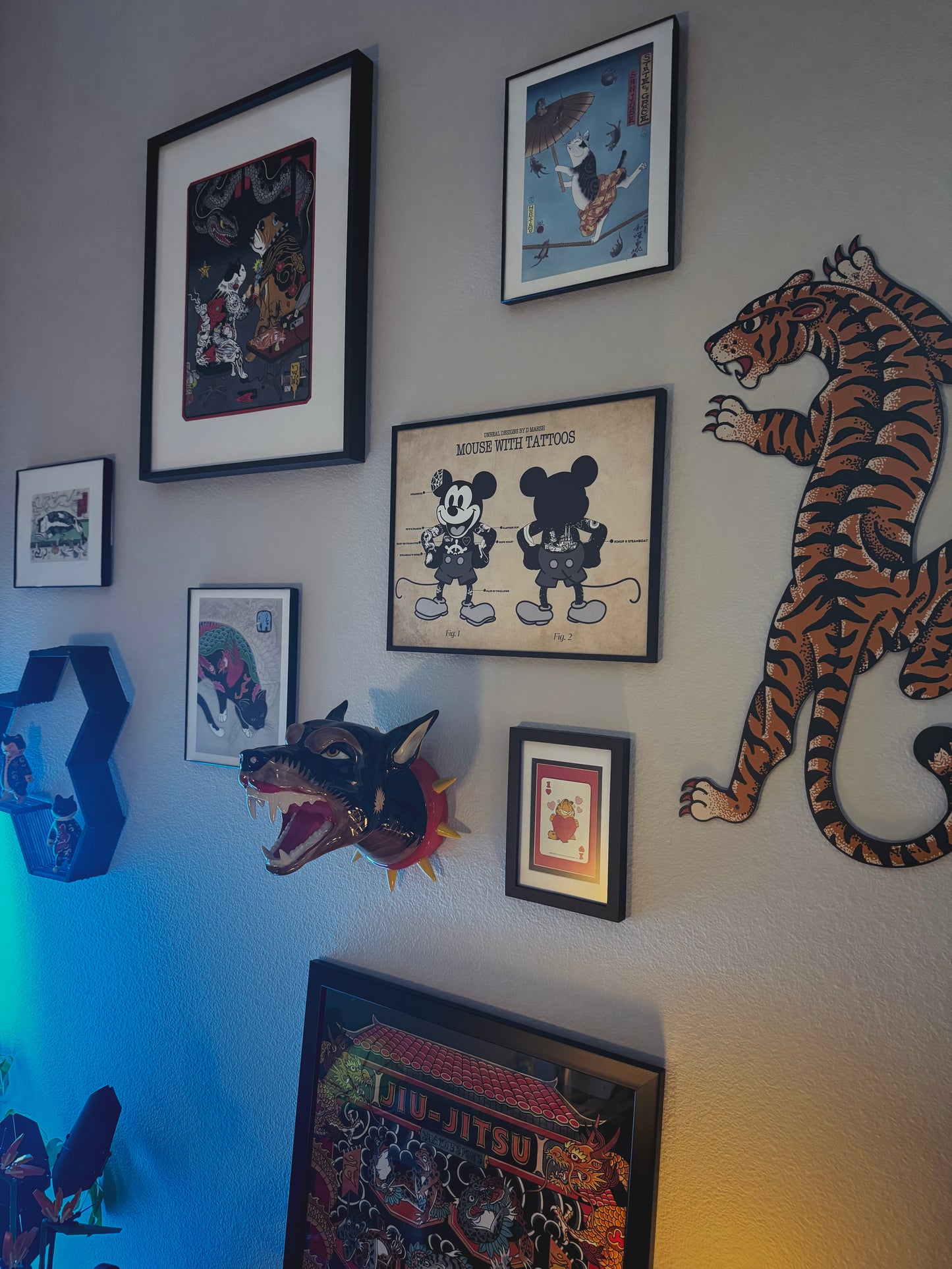 “Mouse with Tattoos—Patent-Pending” Print