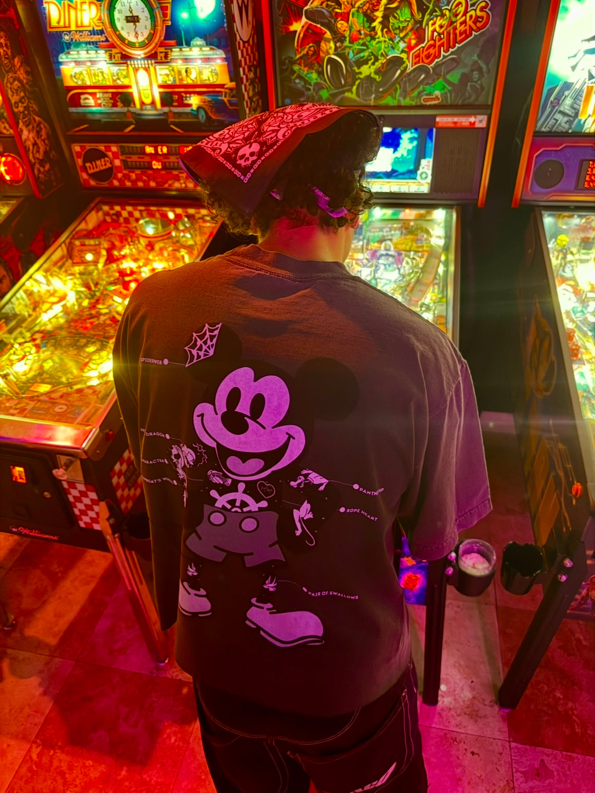 "The Tattooed Mouse" Vintage-Washed Heavyweight Tee