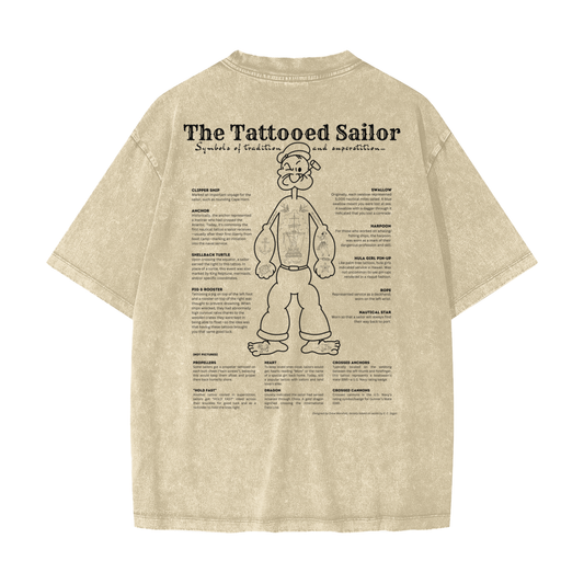 “The Tattooed Sailor” Vintage Heavyweight Tee